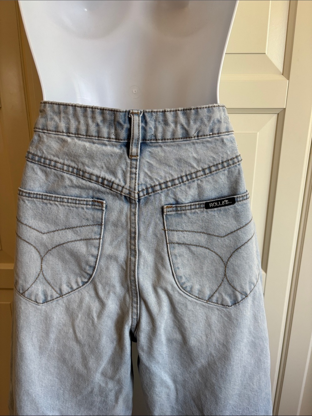 ROLLA'S High Rise Light Blue Baggy Jeans - Picture 7 of 14